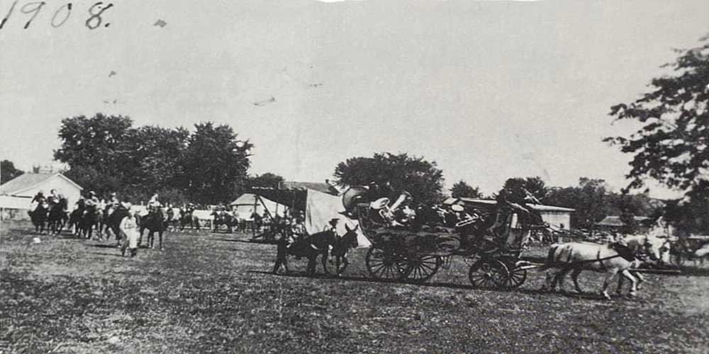 1908 Parade at the Fair Grounds
